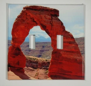 Double Gang Toggle Screwless Switchplate - Custom or Create Your Own - Picture 1 of 10