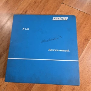 Fiat X19 Shop Manual X 1/9 Repair Service Book 1979 1980 1981 1982 - Picture 1 of 8