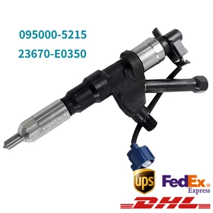 095000-5215 Diesel Fuel Common Rail Injector 23670-E0350 for HINO P11C ENGINE - Picture 1 of 11