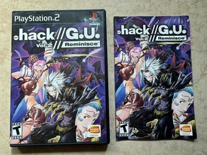 .hack G.U. Vol. 2 Reminisce (Sony PlayStation 2, 2007) Complete Tested CIB PS2 - Picture 1 of 9