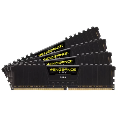 Corsair Vengeance LPX 64GB 4X16GB CMK32GX4M2B3200C16 DDR4-3200 AMD RYZEN RAM - Image 1 of 4