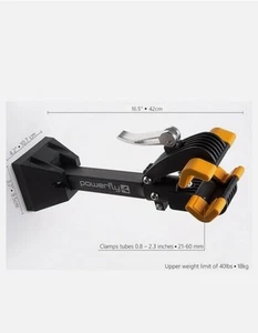 Powerfly Bike Repair Storage Stand Mechanic Rack With Quick Release Brs-wm1 - Picture 1 of 4