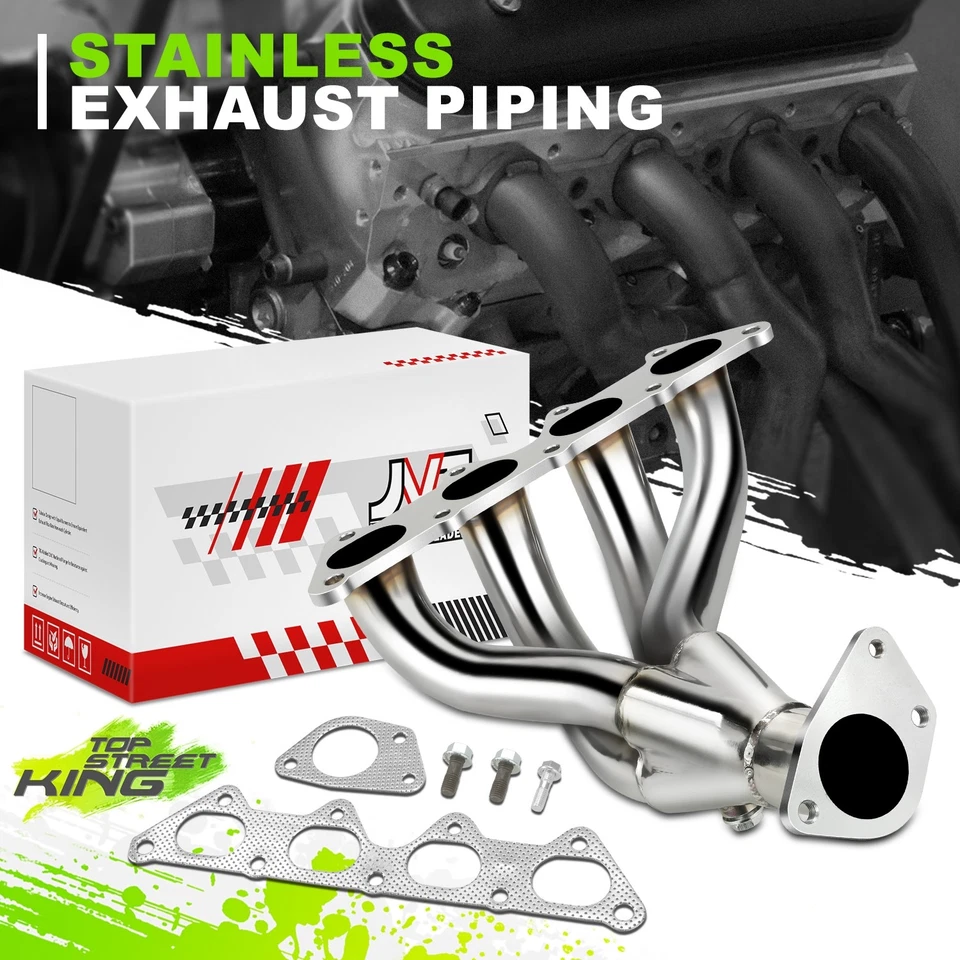 Stainless Steel Manifold 4-1 Header Exhaust for Mitsubishi Eclipse 4CYL 00-05 — 第 1/4 张图片