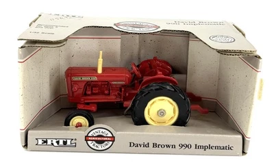 Vintage ERTL David Brown 990 Implematic Tractor 1/32 Die-Cast Model w/ Box - Image 1 of 4
