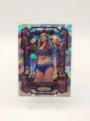 E3 2024 Panini Prizm WWE Chelsea Green Silver Cracked Ice - Image 1 of 4