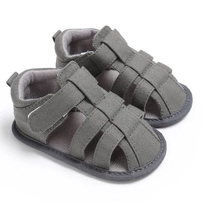 Zapatos informales para bebé pequeño recién nacido suela suave 0-18M sandalias para niños pequeños Foto 1 de 4
