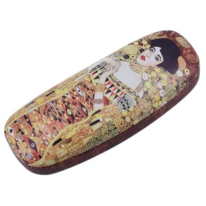 Eye Glasses Hard Case Protector Box Holder printed with Gustav Klimt, Adele - Picture 1 of 3