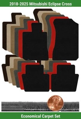 Набор ковриков Velourtex на заказ для Mitsubishi Eclipse Cross 18-25 годов выпуска (4 штуки) No10BC - Изображение 1 из 4