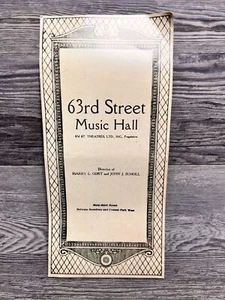 SHUFFLE LONG, PROGRAMM, MAI 1921, 63. STRASSENMUSIKHALLE - Bild 1 von 7