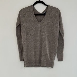 Express V-Ausschnitt Pullover Damen Gr. Small leichter Pullover Langarm - Bild 1 von 9