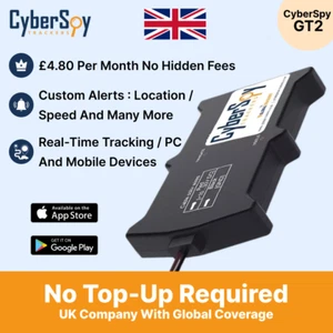 UK CyberSpy GT2 GPS Tracker Real Time Vehicle Van Motorbike Caravan Car Tracking - Picture 1 of 7
