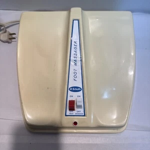 Dr Scholls Deluxe Electric Foot Massager No. 413X with Heat Vintage IVORY - Picture 1 of 3