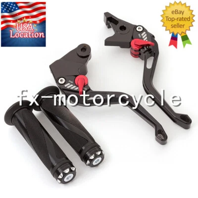 For Yamaha YZF R1 2004-2008 YZF R6 2005-2016 FXCNC Brake Clutch Levers & Grips - Image 1 of 4
