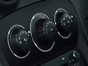 Anillos de control del calentador de aluminio cromo cromo para Mercedes Citan W415 circundantes 3 piezas - Imagen 1 de 7