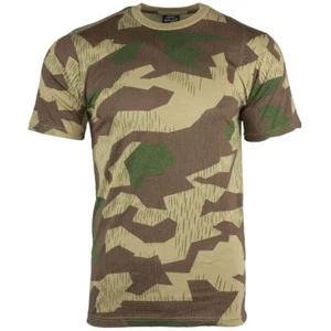 German Splinter WW2 Camo Military Shirt Cotton T-Shirt Sizes S to 3XL Army NEW - Picture 1 of 2