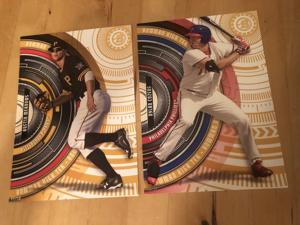 2017 Topps Bowman Tek Minor League Jumbo 5x7 Gold /10 You Pick Free Shipping - Image 1 of 1