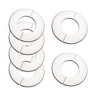 Wall Split Flange, Stainless Steel Round Escutcheon Plate For 35Mm Dia Pipe 6Pcs