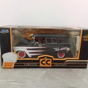 1957 Chevy Suburban 1:24 Diecast Red Velvet Collectors Club #3733/5000 by Jada - Picture 1 of 12