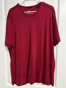 Tommy Bahama Shirt Herren Größe L V-Ausschnitt Kurzarmshirt rot - Bild 1 von 7