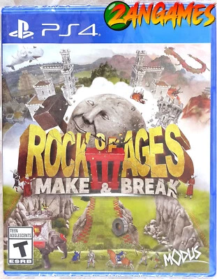 Rock of Ages III 3: Make & Break (Playstation 4) [BRAND NEW & FACTORY SEALED] - Image 1 of 2