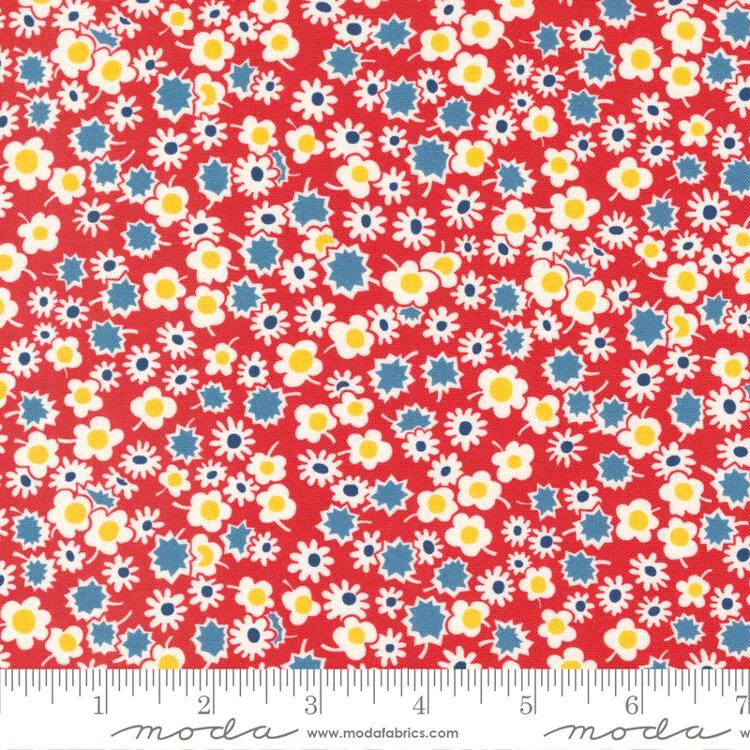 MODA FABRICS #21813 12 "SWEET MELODIES" 30.S FLORAL BTY - Image 1 of 1