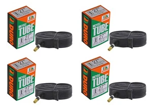 4 (FOUR) DURO BICYCLE Inner Tube 27" x 1-1/8-1-1/4" SCHRADER 33mm Long VALVE - Picture 1 of 1