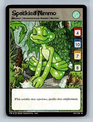 Neopets TCG - Speckled Nimmo 93/150 - Darkest Faerie - Wizards of the Coast - Image 1 of 2