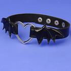 Gothic PU Leather Choker Necklace for Birthday Party, Night Club,