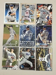 WALKER BUEHLER Lot of 9 RC’s! Topps Chrome, Flagship, FIRE, GQ, ++ Red Sox!! - Picture 1 of 2