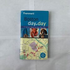 $5 ADD ON ITEM Frommer's Day-by-Day Guide to Boston by Marie Morris Travel Book