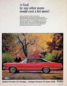VINTAGE 1960s Print Ad ~ Ford Galaxie 500 ~ by any other name would cost a lot.. - Picture 1 of 1