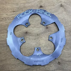 Rock Ring VF Technology Inc 110 BCD schwarz 48t Kettenblatt Bash Guard Vintage MTB - Bild 1 von 8