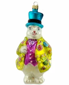 Christopher Radko | HOPPER B TOPPER BUNNY RABBIT ORNAMENT ✪NEU✪ OSTERN NEU MIT ETIKETT RAR - Bild 1 von 4