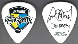 AEROSMITH-VERY RARE 2014 TOUR GUITAR PICK! UKRAINE! JOE PERRY! - Picture 1 of 1