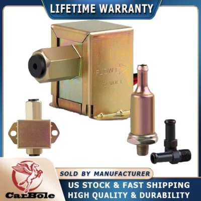 Bomba de combustible eléctrica universal 12V 4-7 PSI estilo faceta gas gasolina diésel etanol Foto 1 de 4