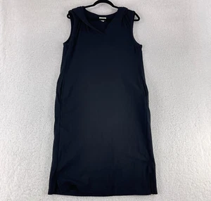 Pact Hoodie-Kleid schwarz Bio-Baumwolle Damen Pullover ärmellos Freizeit Größe L - Bild 1 von 12