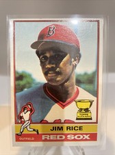 1976 Topps Jim Rice    #340 Boston Red Sox Excellent