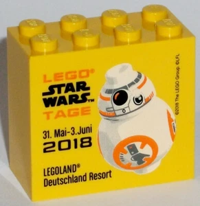 LEGO LEGOLAND piedra de colección bloque de ladrillo coleccionable Star Wars 2018 BB-8 DROID - Imagen 1 de 1