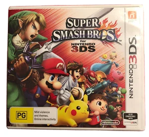 Super Smash Bros (Nintendo 3DS Game) VGC Complete w Manual Free Postage - Picture 1 of 5