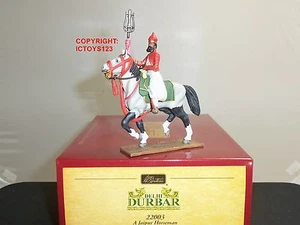 BRITAINS 22003 DELHI DURBAR JAIPUR MOUNTED HORSEMAN METAL TOY SOLDIER FIGURE SET - Picture 1 of 1