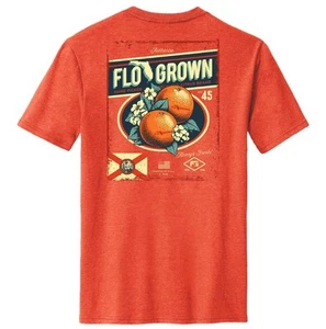 Flo Grown Herren Kurzarm Grafikdruck Orange Poster T-Shirt Orange Medium $25 - Bild 1 von 6