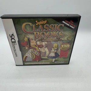Junior Classic Books & Fairytales (Nintendo DS, 2010) completo CIB spedizione gratuita - Foto 1 di 5