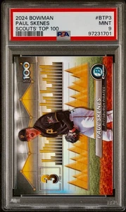 🔥 2024 Bowman - Bowman Scouts Top 100 PAUL SKENES #BTP-3 (RC) - PSA 9! - Picture 1 of 2