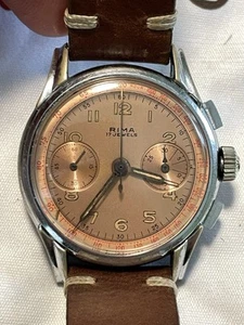 Vintage Rima chronograph watch (Triple Signed!) - Picture 1 of 5