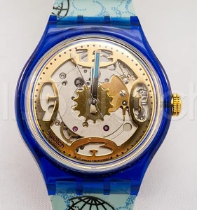 Swatch Automatico 1993 - SAN101 - Mappamondo - Nuovo - Picture 1 of 2