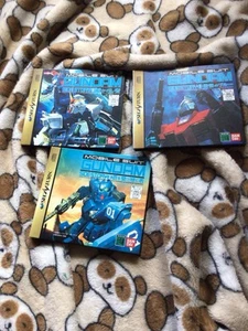 Sega Saturn Mobile Suit Gundam Side Story 1 2 3 Spiele Japon. Ntsc J Bandai - Bild 1 von 12