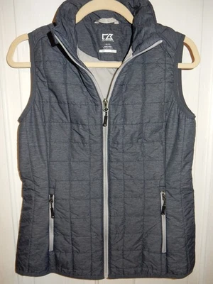 Ladies Cutter & Buck Women's Rainier PrimaLoft Packable Puffer Vest, Small, EXC! - Image 1 of 4