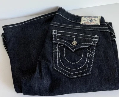 Pantalones de mezclilla True Religion de pierna recta para mujer talla 32 cintura Foto 1 de 4