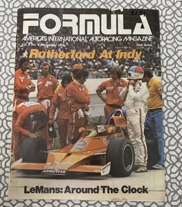 FORMULA Vintage Auto Racing Magazine September 1976 Vol. 8 No.8 - Bild 1 von 12