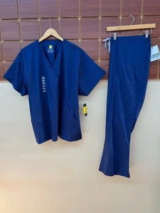 Nuevo Conjunto Médico Wink Azul Marino Sólido con Top 3XL y Pantalones 3XL ¡NUEVO CON ETIQUETAS! - Imagen 1 de 1
